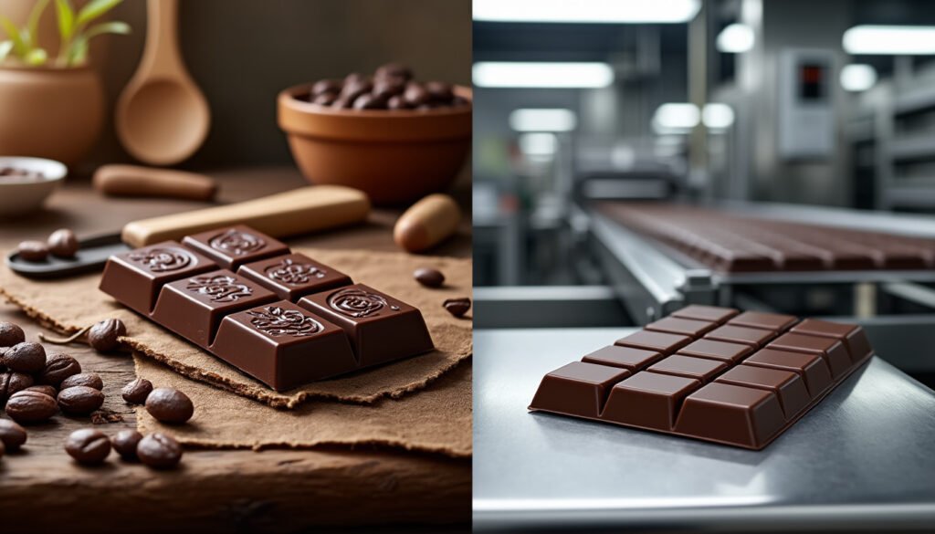 découvrez les différences essentielles entre le chocolat artisanal et industriel. apprenez à reconnaître la qualité, les ingrédients et les saveurs uniques des chocolats faits main, par rapport aux variétés produites en masse. un guide utile pour tous les amateurs de chocolat !