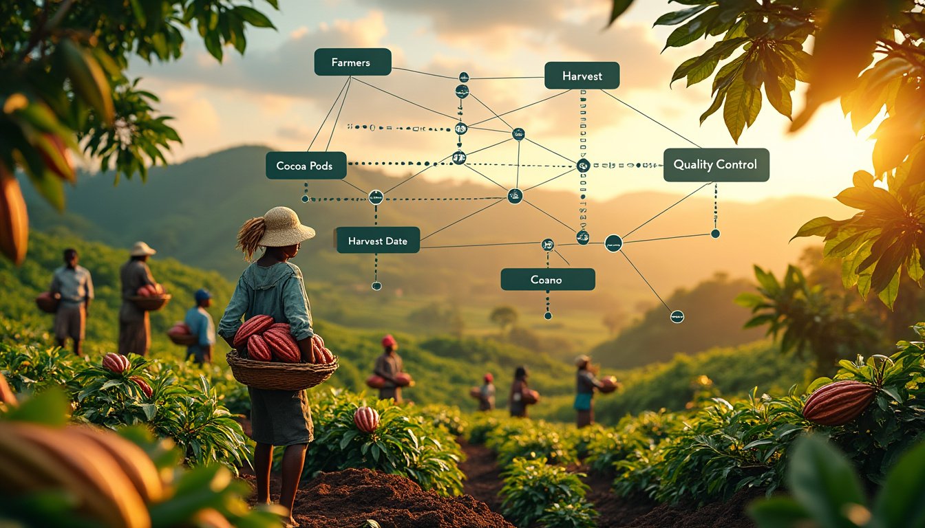 découvrez comment la technologie de la blockchain révolutionne l'industrie du cacao en assurant une traçabilité inébranlable. apprenez comment cette innovation permet de suivre chaque étape de la chaîne d'approvisionnement, garantissant ainsi la qualité et l'origine des fèves de cacao tout en mettant en avant des pratiques durables.