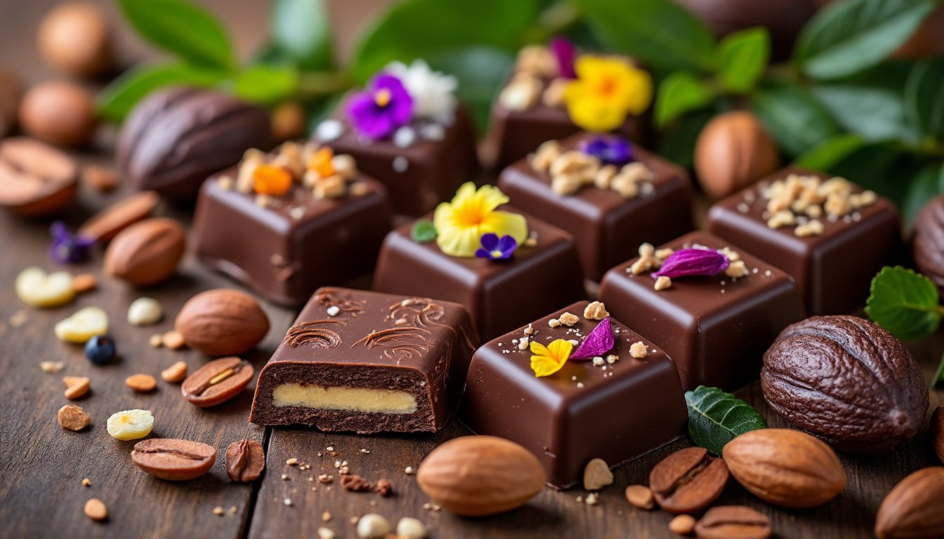 découvrez le chocolat végan, une alternative gourmande qui allie plaisir et respect de l'environnement. savourez des délices chocolatés sans produits d'origine animale, tout en profitant d'une expérience gustative riche et variée.