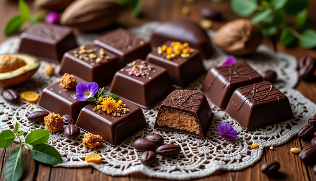 découvrez le chocolat végan, une alternative gourmande qui allie plaisir et éthique. profitez d'une délicieuse expérience chocolatée sans produits d'origine animale, idéale pour les amoureux du chocolat soucieux de leur consommation.