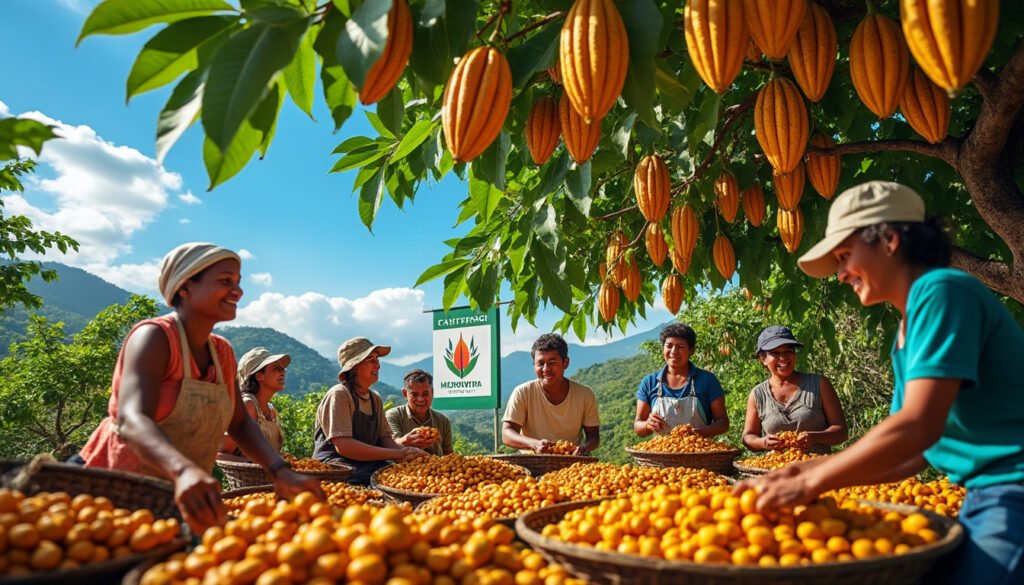 découvrez comment les coopératives jouent un rôle essentiel dans la valorisation des producteurs de cacao, en améliorant leurs conditions de travail, en garantissant des prix équitables et en promouvant des pratiques durables pour un cacao de qualité.