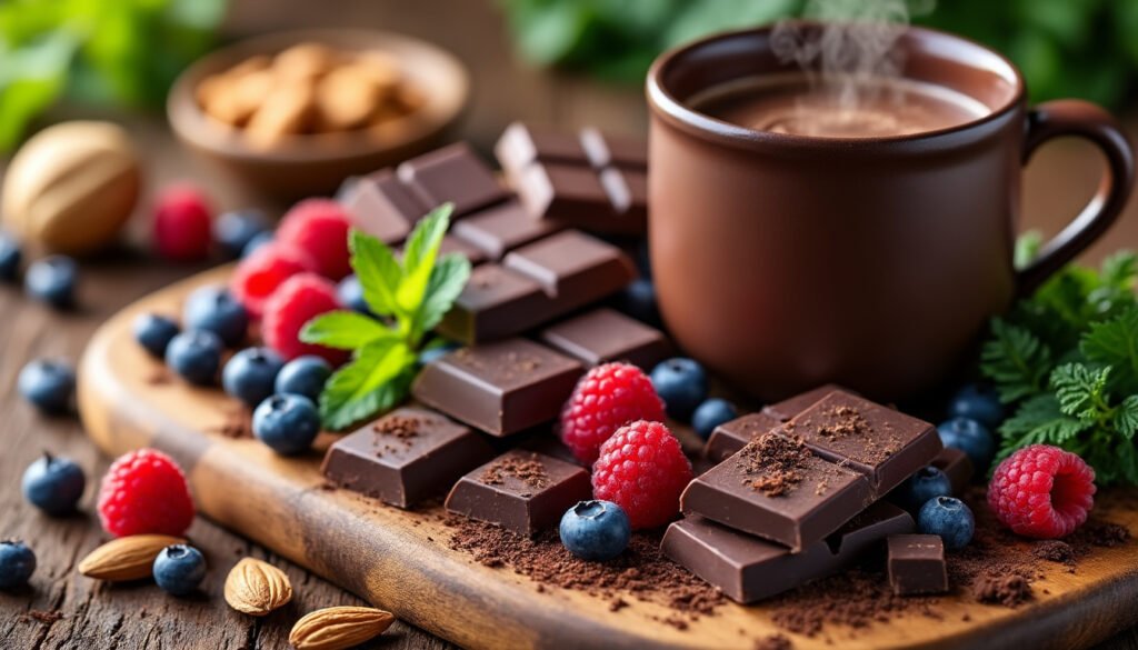 découvrez les nombreux bienfaits du chocolat noir pour la santé, riche en antioxydants et en nutriments essentiels. apprenez comment sa consommation modérée peut contribuer à améliorer votre humeur, renforcer votre cœur et booster vos performances cognitives. plongez dans les vertus surprenantes de ce délice chocolaté!