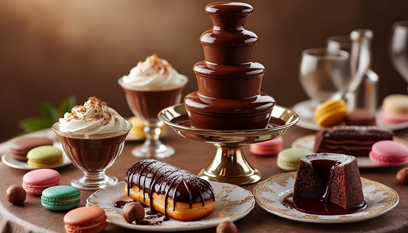 découvrez les délices irrésistibles des desserts au chocolat. des recettes classiques aux créations innovantes, plongez dans un monde sucré où le chocolat est roi. idéal pour émerveiller vos invités ou satisfaire vos envies gourmandes!