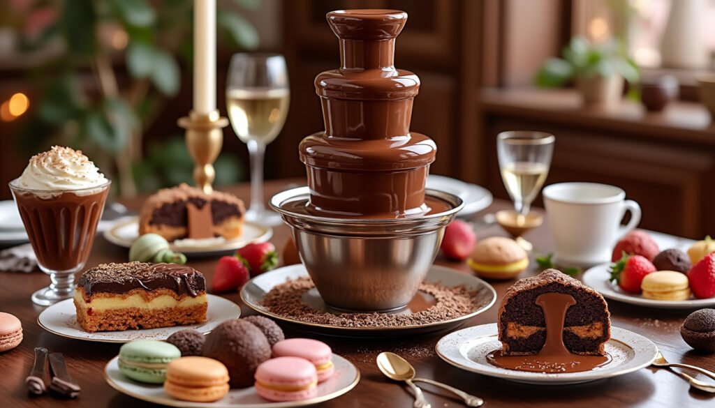 découvrez les desserts incontournables à base de chocolat qui raviront vos papilles. des recettes irrésistibles, allant des classiques comme le brownie aux créations modernes, pour satisfaire tous les amateurs de chocolat. laissez-vous séduire par ces douceurs chocolatées qui égaieront vos repas et occasions spéciales.