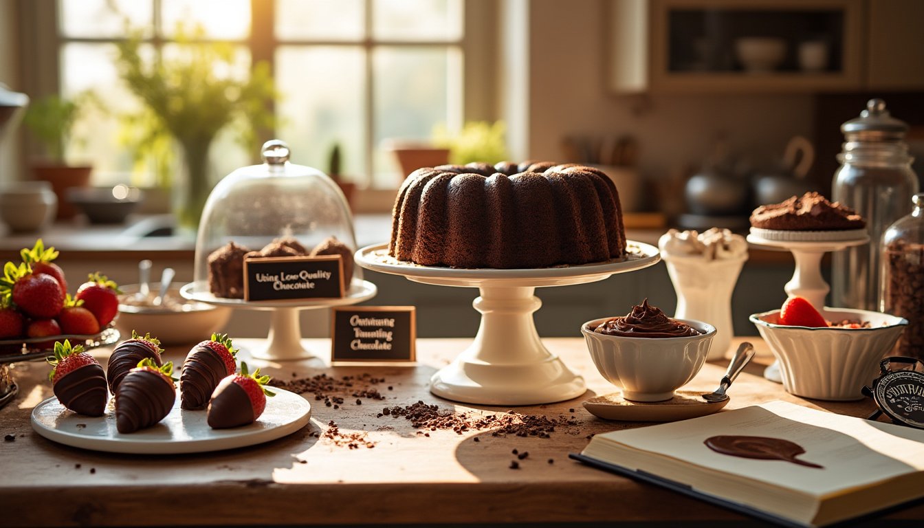 découvrez les erreurs courantes à éviter lors de la cuisson avec du chocolat pour réussir vos desserts. apprenez des conseils pratiques pour maîtriser la fonte, l'incorporation et la conservation du chocolat afin d'élever vos créations sucrées à un niveau professionnel.
