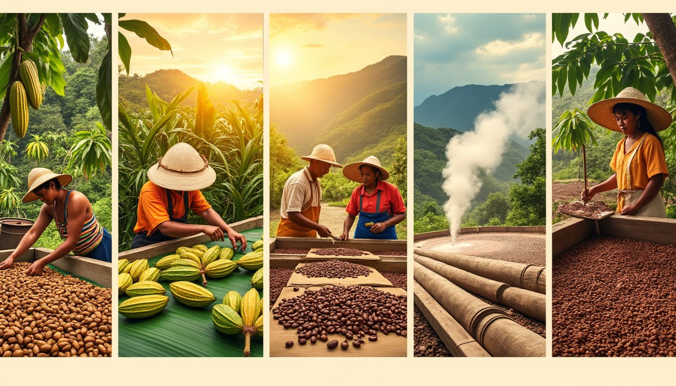 découvrez les grandes étapes de la transformation du cacao en chocolat, de la récolte des fèves à la création de délicieuses tablettes. plongez dans l'artisanat du chocolat et apprenez comment chaque étape influence le goût et la qualité du produit final.