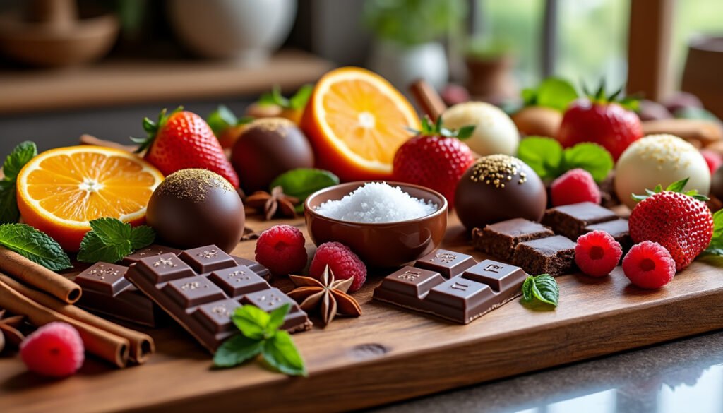 découvrez les meilleures associations de saveurs avec le chocolat dans notre guide complet. explorez des combinaisons surprenantes et délicieuses qui sauront éveiller vos papilles et sublimer vos créations culinaires.