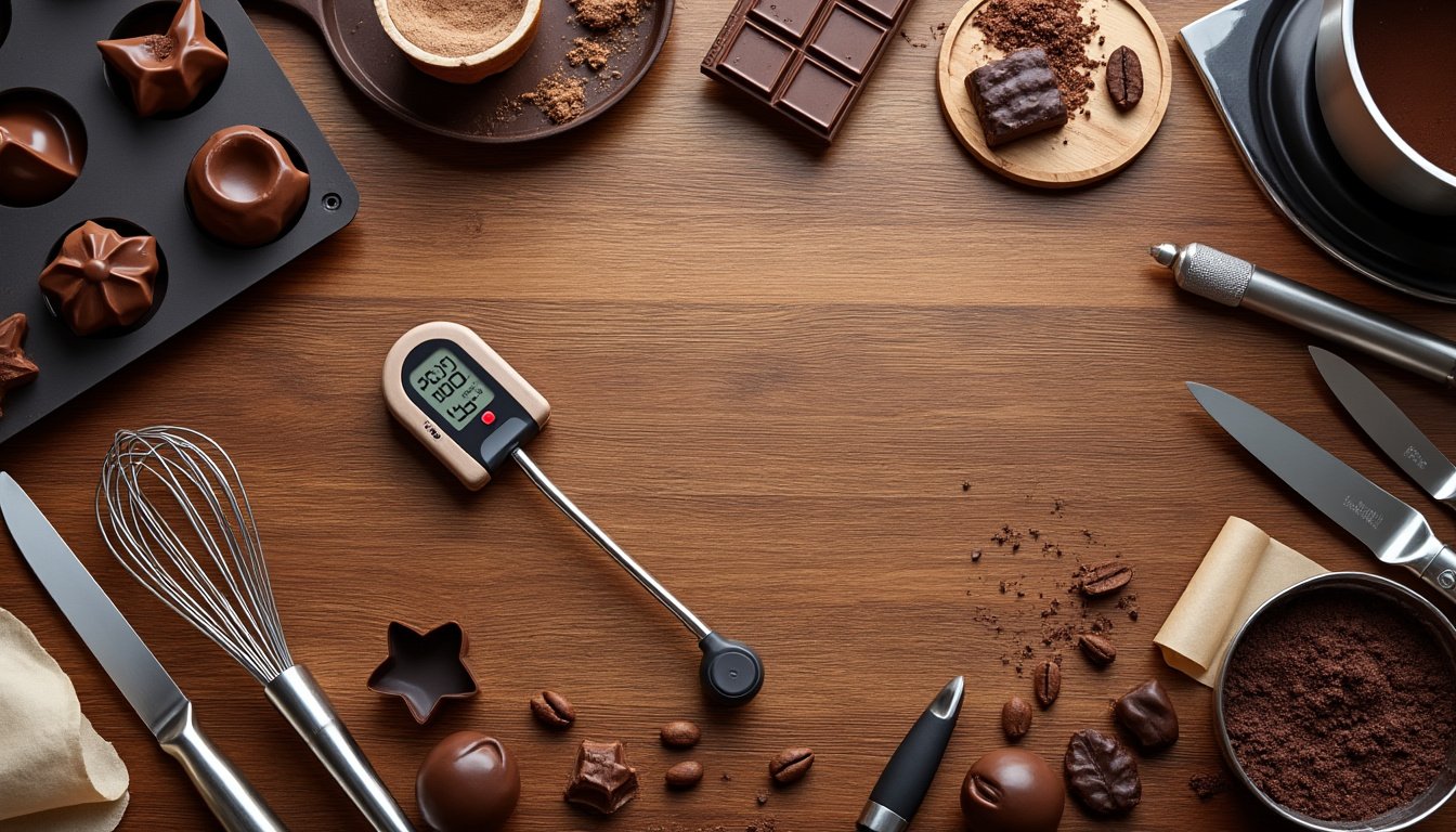 découvrez les outils indispensables pour maîtriser l'art du chocolat. que vous soyez amateur ou professionnel, trouvez ici tout le nécessaire pour créer des délices chocolatés à la maison.