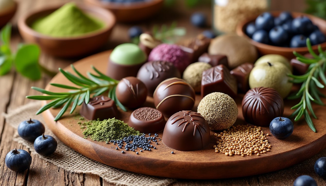 découvrez l'essor des chocolats infusés aux super-aliments, une tendance gourmande qui allie plaisir et bienfaits nutritionnels. apprenez comment ces délices chocolatés enrichis de super-aliments comme la spiruline, le maca et l'acérola révolutionnent le monde du chocolat et améliorent notre santé tout en satisfaisant nos envies sucrées.