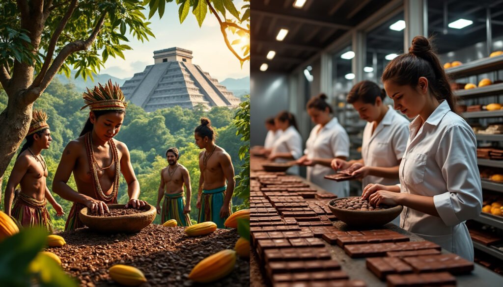 découvrez l'incroyable voyage du chocolat, de ses racines anciennes chez les mayas à son évolution moderne. plongez dans l'histoire fascinante de ce délice adoré à travers les âges.