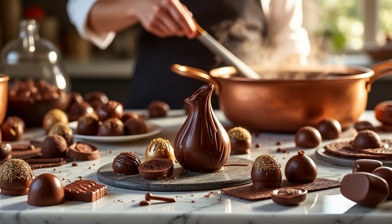 découvrez les secrets pour réaliser des pralines et bonbons au chocolat comme un professionnel. suivez nos conseils et astuces pour maîtriser l'art chocolatier et impressionner vos proches avec des délices faits maison.