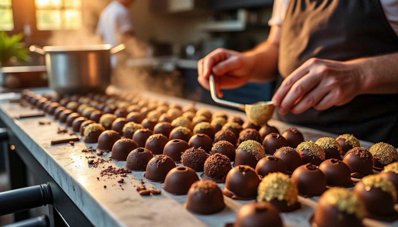 apprenez à réaliser des pralines et bonbons au chocolat comme un pro grâce à notre guide complet. découvrez les astuces et techniques indispensables pour créer des douceurs chocolatées qui raviront vos proches et impressionneront vos amis.