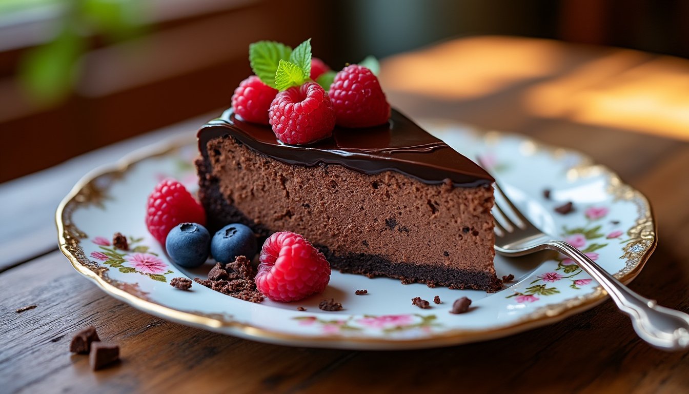 découvrez notre recette de cheesecake au chocolat, une variante gourmande qui séduira vos papilles. élaboré avec des ingrédients de qualité, ce dessert crémeux et riche en chocolat est parfait pour toutes les occasions. à déguster sans modération !