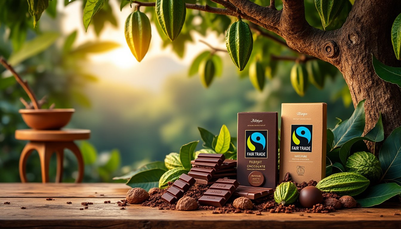 découvrez l'univers du chocolat équitable, alliant engagement éthique et qualité gustative. apprenez comment ces délices chocolatés soutiennent des pratiques durables tout en offrant une expérience savoureuse inégalée.