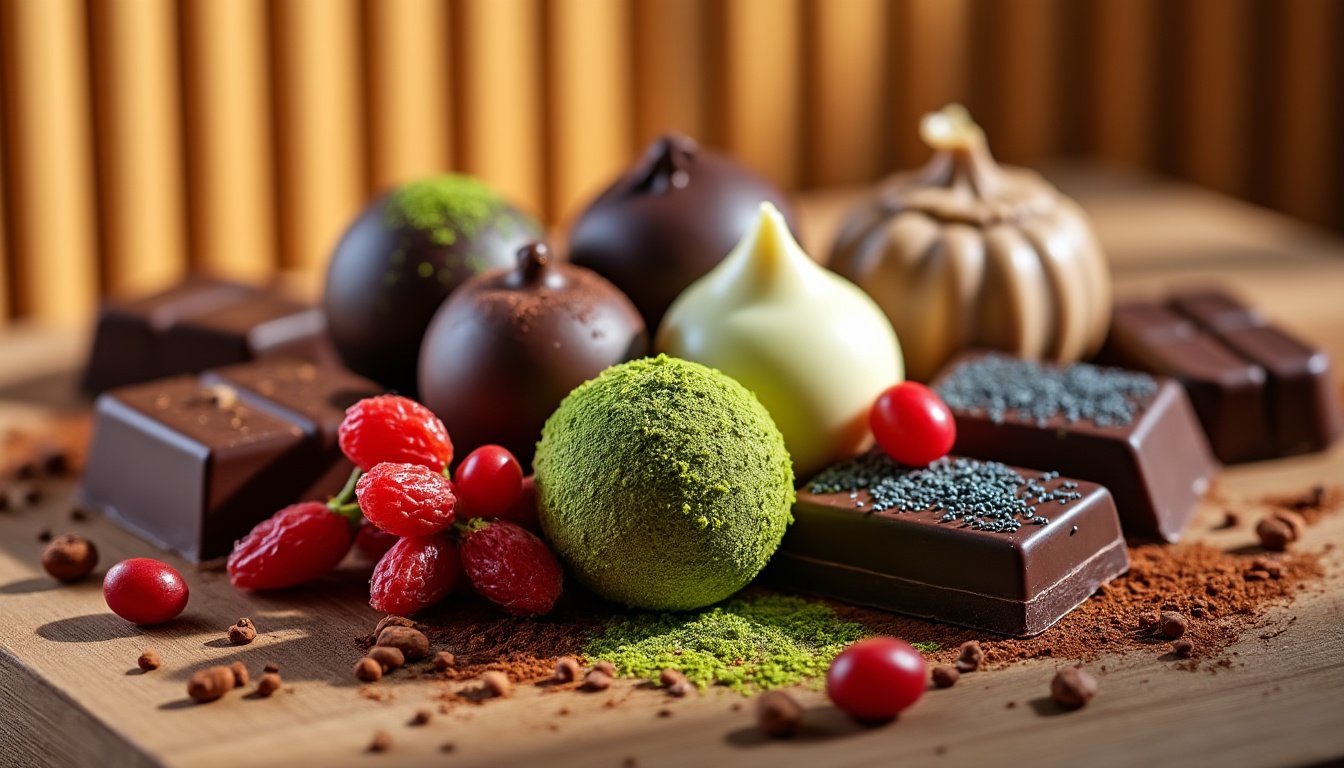 découvrez comment allier plaisir et bien-être avec notre sélection de chocolats aux super-aliments. offrez-vous une expérience gourmande qui privilégie votre santé tout en éveillant vos papilles !