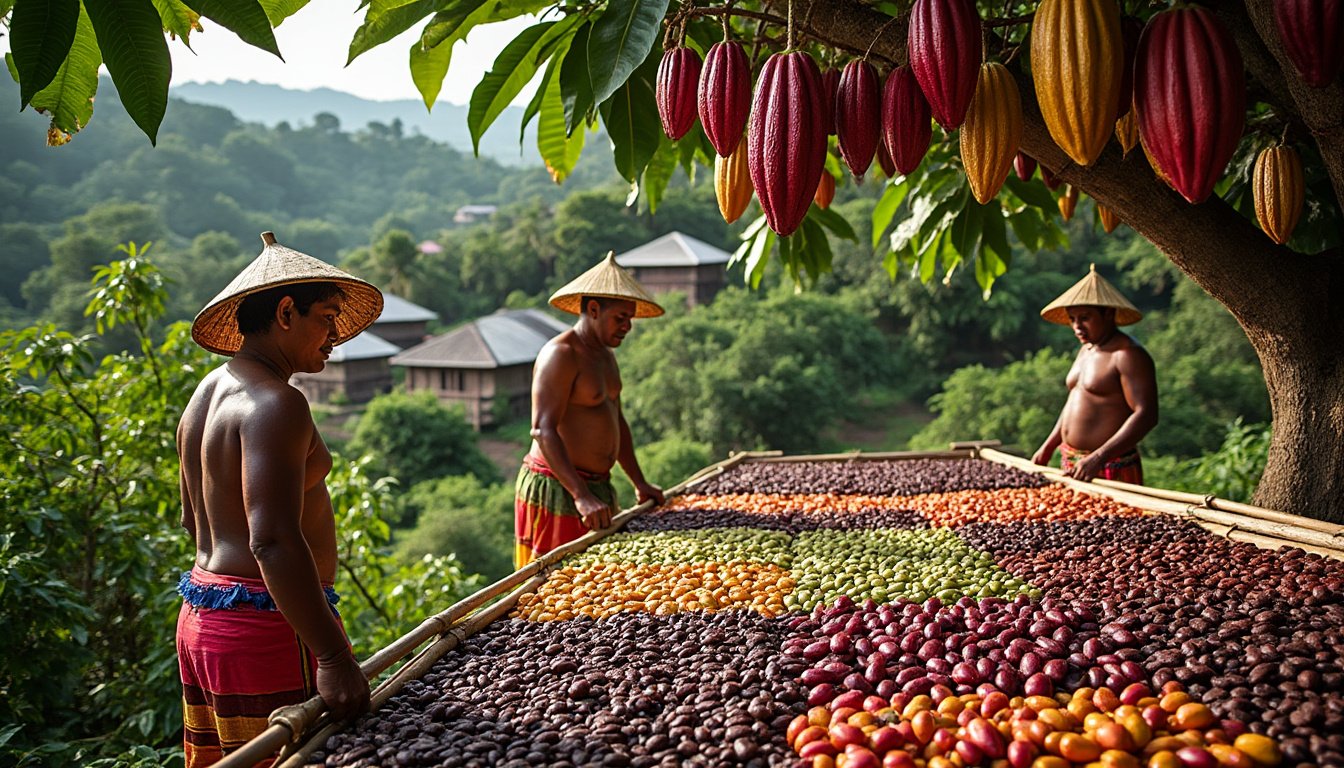 découvrez les étapes essentielles du séchage du cacao, un processus riche en savoir-faire et en traditions locales. plongez dans l'univers fascinant de la culture cacao et apprenez comment chaque étape contribue à la qualité du produit final.