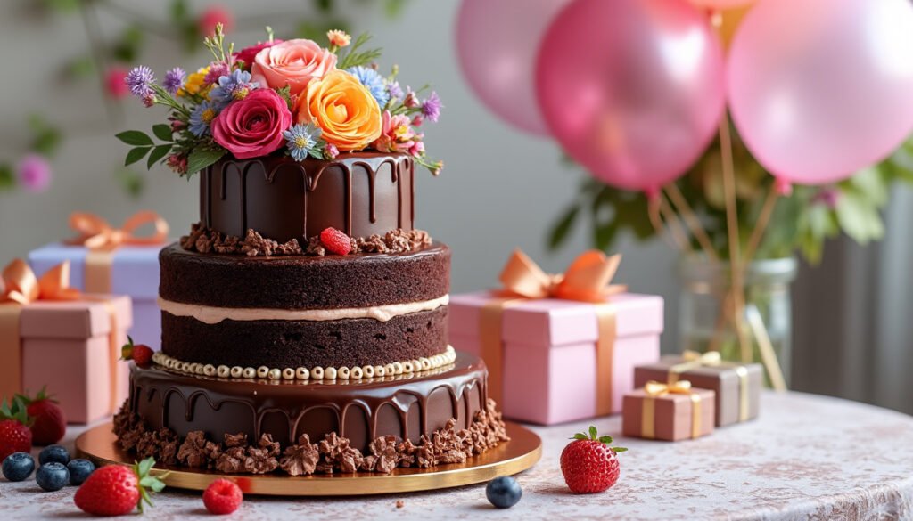 explorez des idées et inspirations savoureuses pour créer des gâteaux d'anniversaire au chocolat qui raviront vos invités. découvrez des recettes variées et des décors originaux pour faire de chaque fête un moment inoubliable.