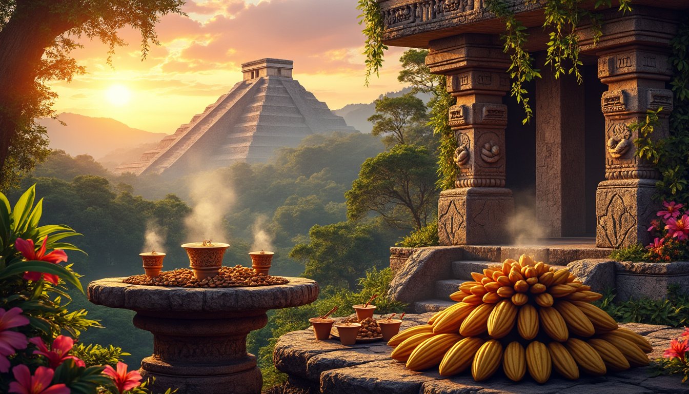 découvrez les fascinantes légendes du cacao dans la mythologie maya et aztèque, symboles de richesse et de divinité. plongez dans un univers où le chocolat est vénéré et explorez son rôle sacré dans les rituels et les croyances de ces civilisations anciennes.