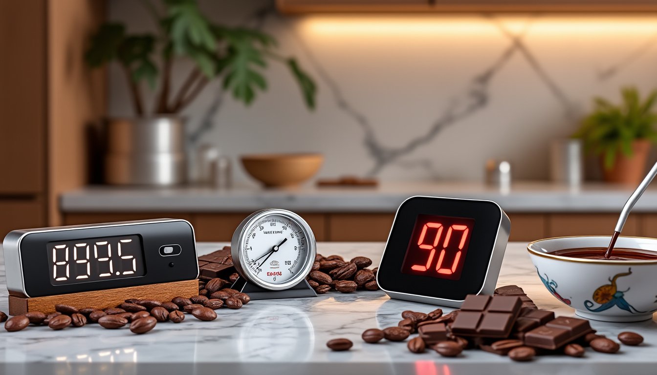 découvrez notre sélection des meilleurs thermomètres pour maîtriser le tempérage du chocolat. obtenez des résultats parfaits à chaque fois et réalisez des douceurs chocolatées dignes des plus grands chocolatiers.