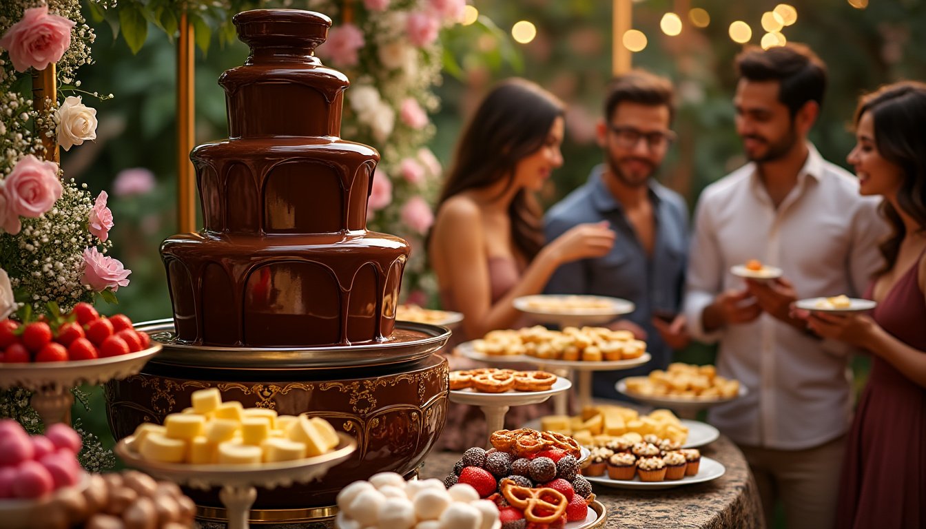 découvrez comment réaliser une délicieuse fontaine de chocolat pour égayer vos événements. suivez nos astuces et conseils pour impressionner vos invités avec cette attraction gourmande, parfaite pour les mariages, anniversaires, ou toute autre célébration.