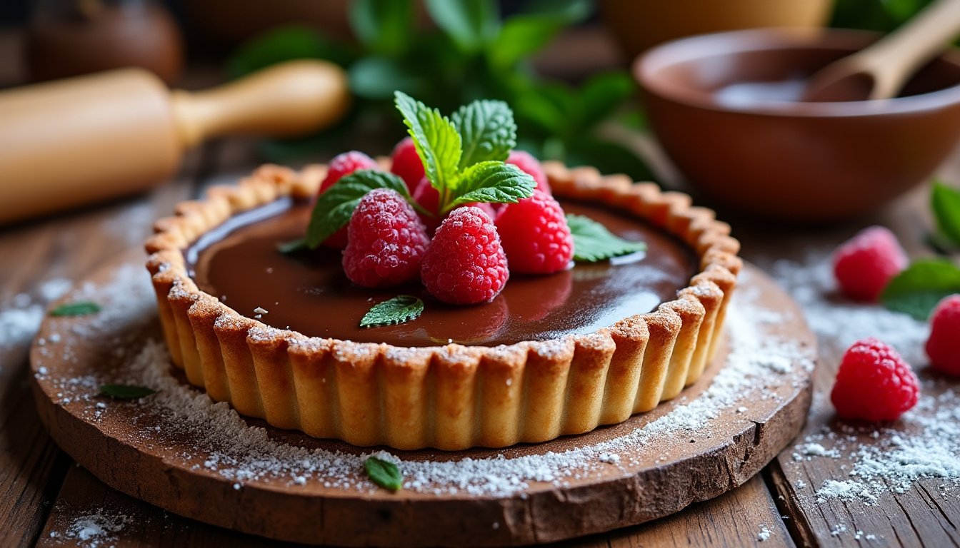 découvrez nos astuces infaillibles pour réaliser une délicieuse tarte au chocolat. apprenez à préparer une pâte croustillante et une ganache onctueuse qui fond dans la bouche, pour un dessert irrésistible qui ravira vos invités.