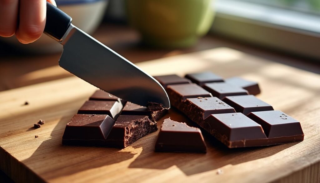 découvrez nos astuces simples et efficaces pour concasser du chocolat noir proprement et facilement, sans saletés ni gaspillage. obtenez des morceaux réguliers pour toutes vos recettes pâtissières !