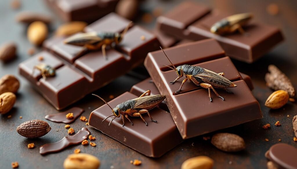 découvrez la nouvelle tendance gourmande : le chocolat aux insectes et aux grillons, une expérience unique alliant saveurs originales et nutrition durable.