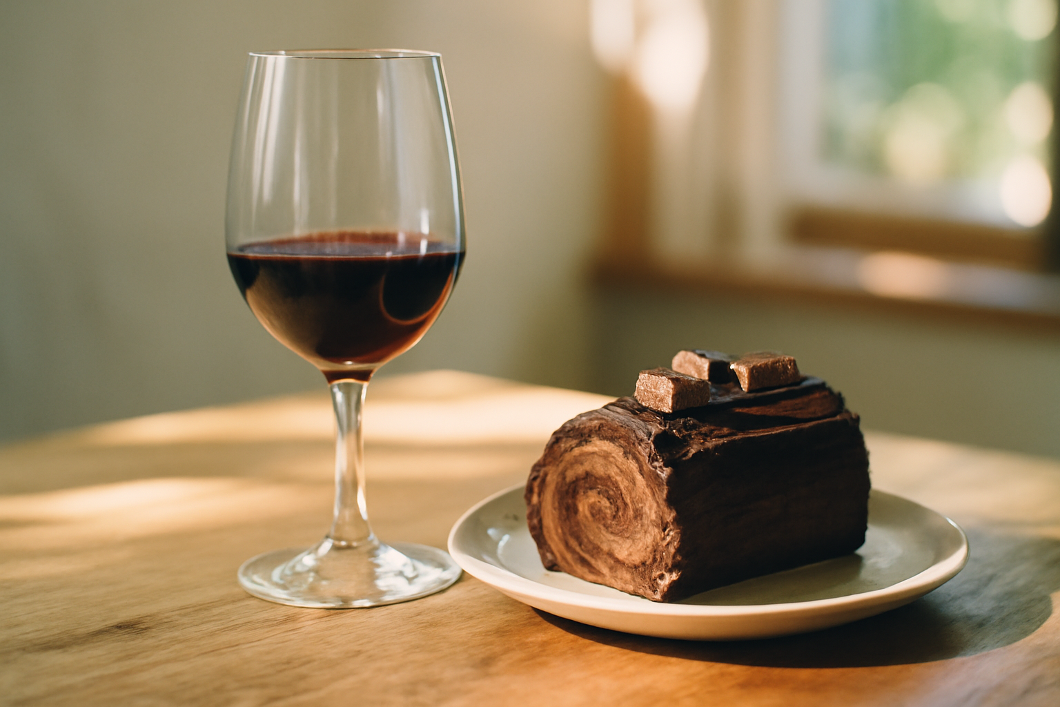 découvrez comment marier parfaitement le vin avec une bûche au chocolat pour sublimer vos desserts et surprendre vos invités.