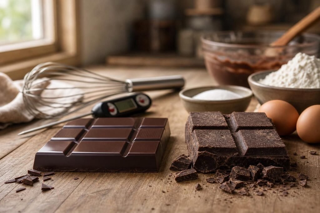 découvrez les différences entre le chocolat de couverture et le chocolat pâtissier, ainsi que nos conseils pour choisir le meilleur chocolat selon vos besoins en pâtisserie.