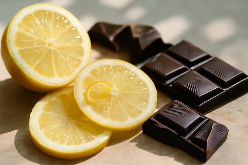 découvrez l'harmonie parfaite entre l'acidité du citron et la douceur du chocolat pour des recettes gourmandes et originales.
