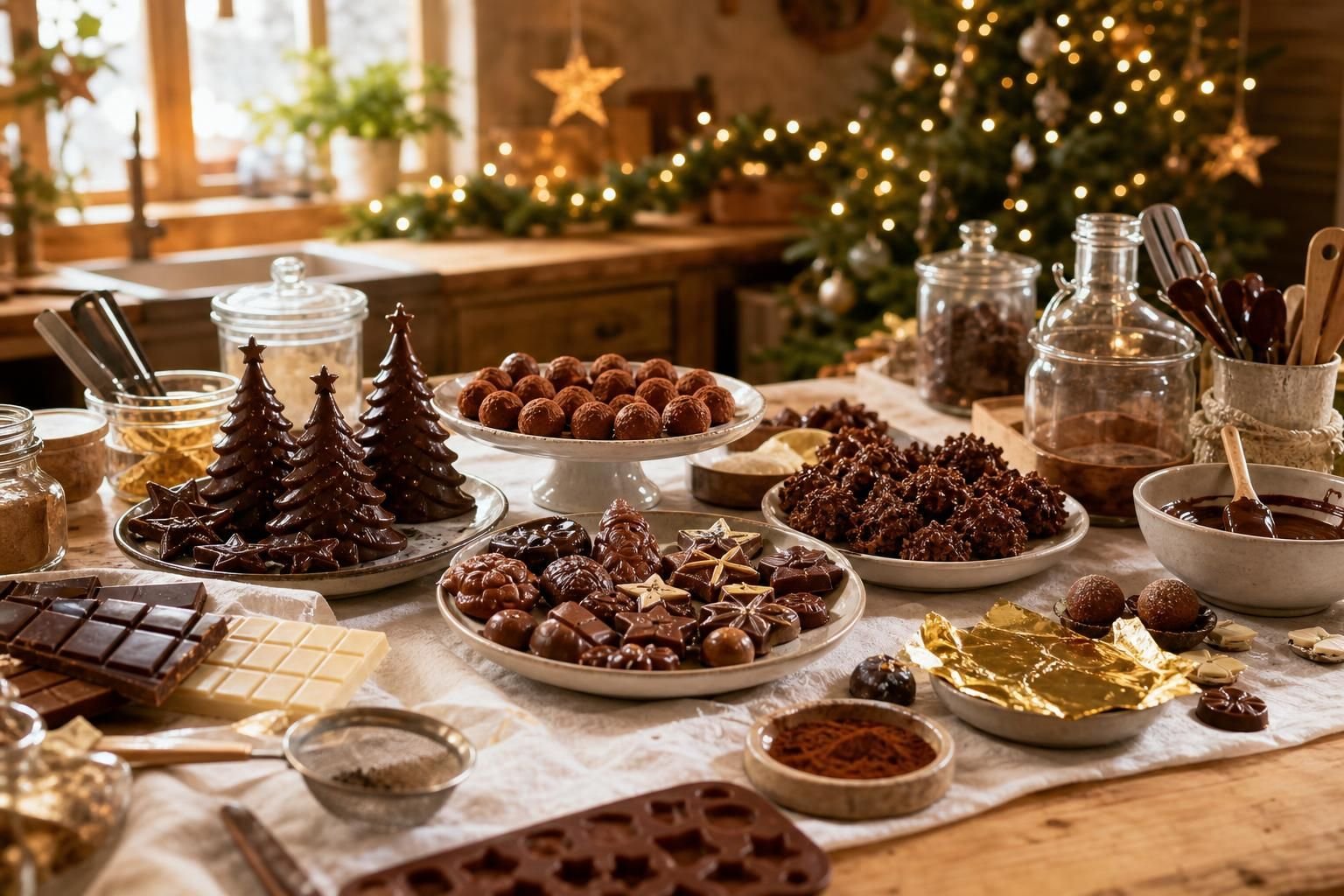 découvrez notre guide complet pour réussir vos chocolats de noël maison : techniques de moulages, recettes de truffes et fritures gourmandes pour des fêtes savoureuses.